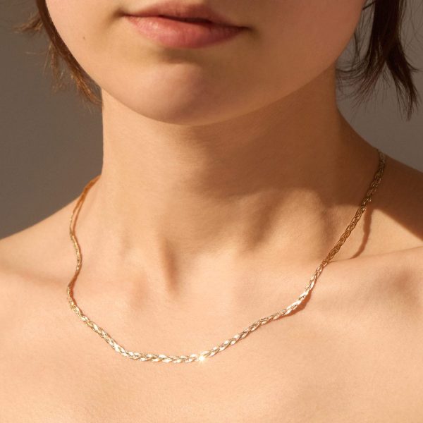 Entwined Braided Chain Collar